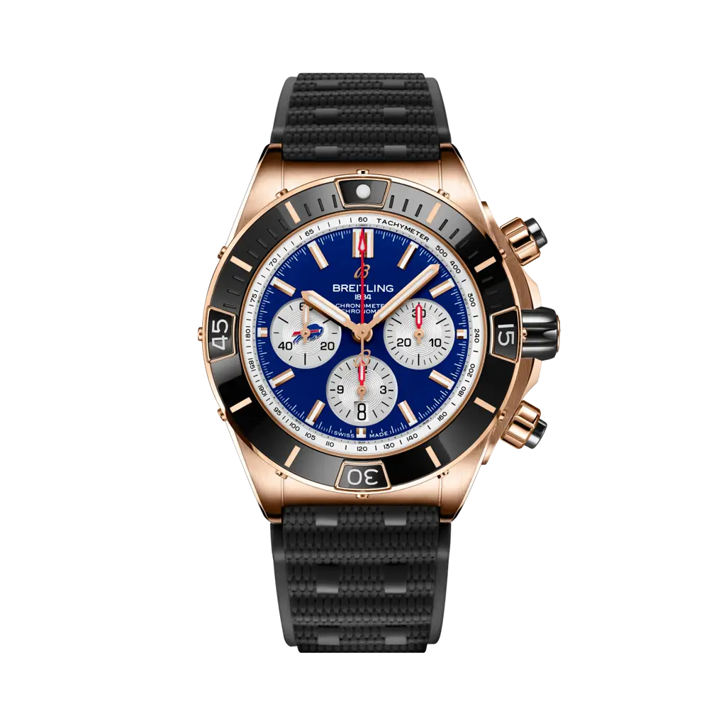 Breitling Super Chronomat B01 Chronograph 44 NFL Buffalo Bills Edition RB01366A1C3S1