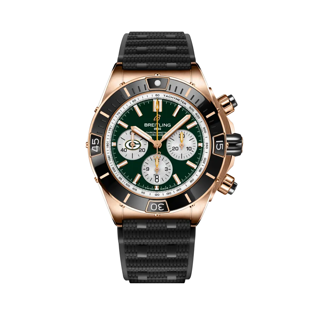 Breitling Super Chronomat B01 Chronograph 44 NFL Green Bay Packers RB01366A1L1S1