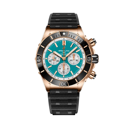 Breitling Super Chronomat B01 Chronograph 44 NFL Miami Dolphins RB01366A1L2S1