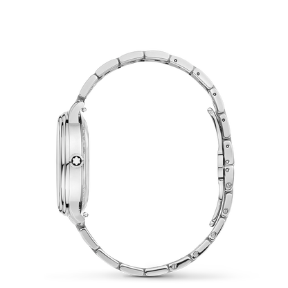 Montblanc Tradition Automatic Date 32 mm - Steel - Gray - Montblanc® US MB132317