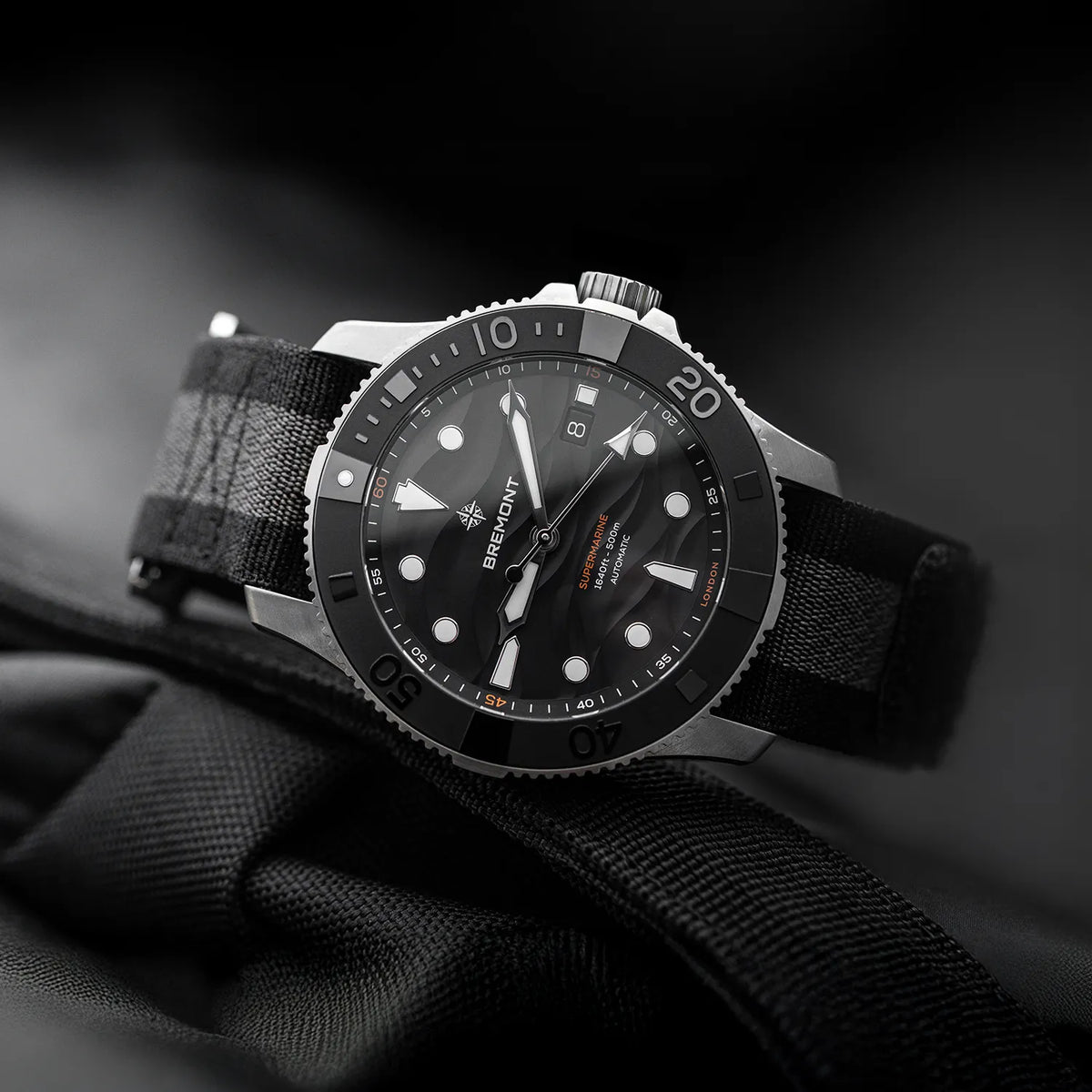 Bremont Watches | Mens | Supermarine Supermarine 500m SM43-DT-SS-BK-N-S
