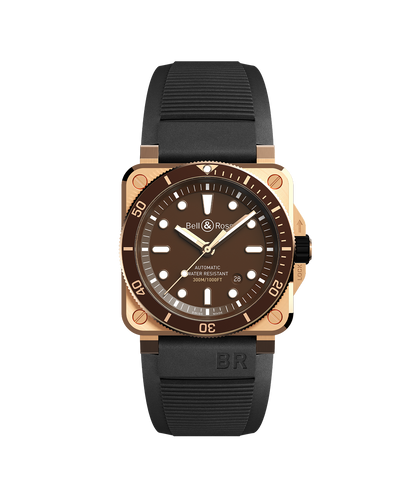 Bell & Ross Watch BR-03 diver brown bronze BR0392-D-BR-BR/SCA