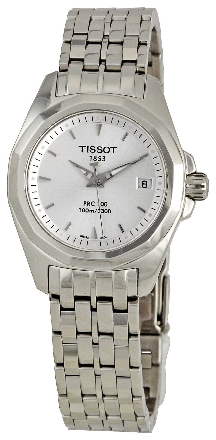 Tissot PRC 100 Silver Dial T008.010.11.031.00 Ladies Watch