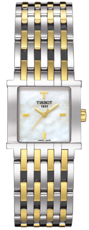 Tissot Six-T White Mother of Pearl T02.2.181.85 Ladies Watch