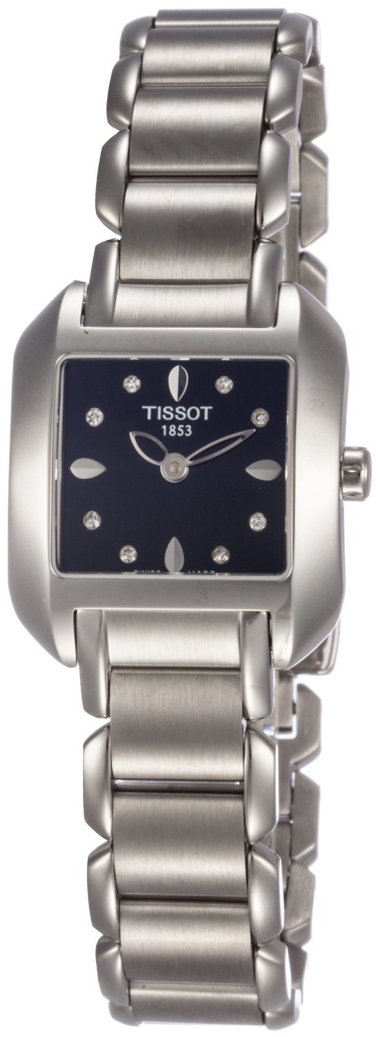 Tissot T-Wave Black Diamond Dial T02128554 Ladies Watch