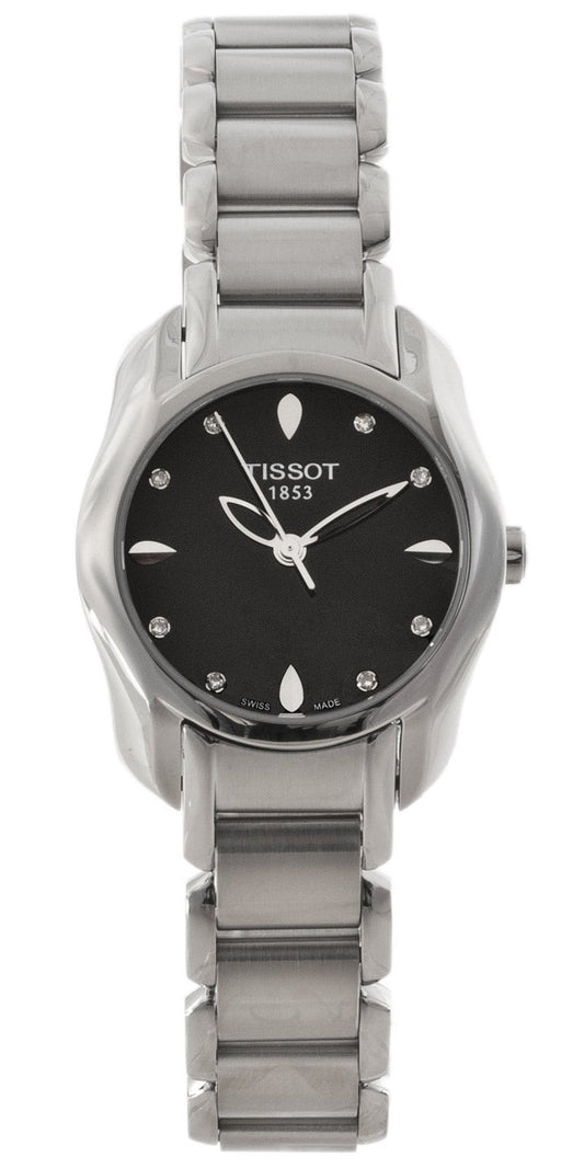 Tissot T-Wave Round Black Dial T023.210.11.056.00 Ladies Watch