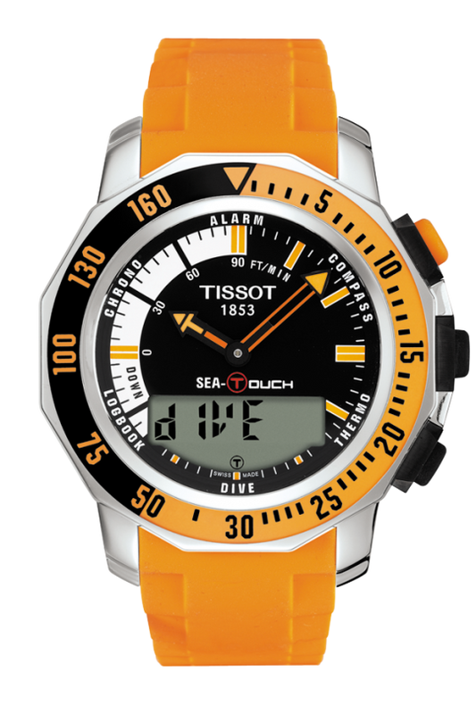 Tissot Sea Touch Black Dial T026.420.17.281.03 Men's Watch