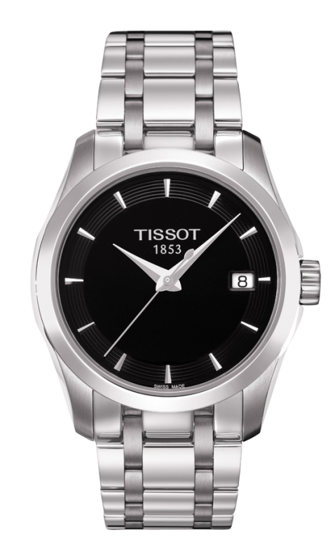 Tissot Couturier Black Dial T035.210.11.051.00 Ladies Watch