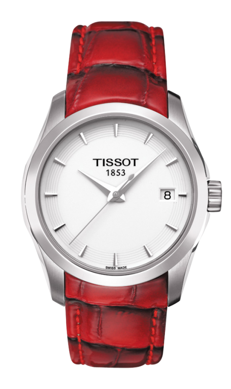 Tissot Couturier White Dial T035.210.16.011.01 Ladies Watch