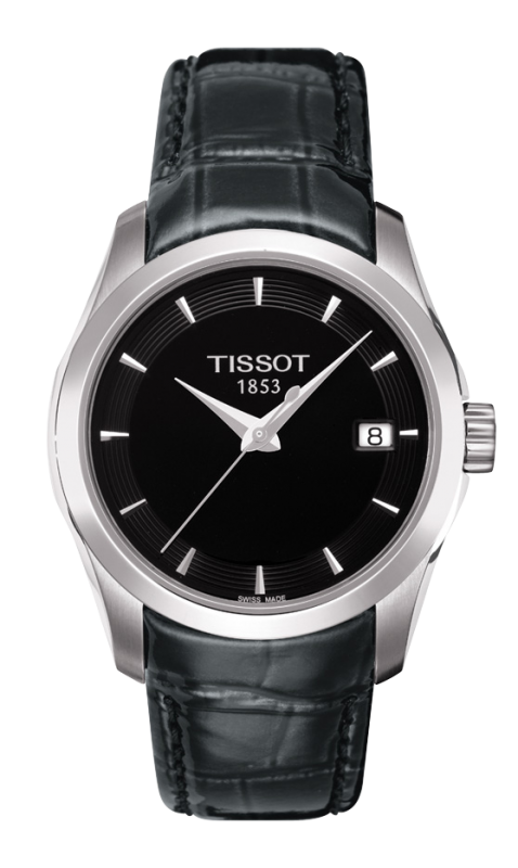 Tissot Couturier Black Dial T035.210.16.051.00 Ladies Watch