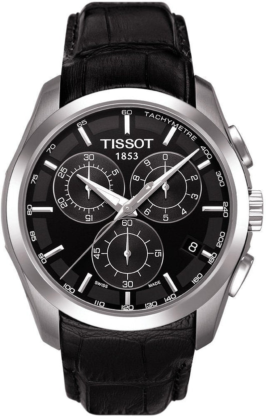 Tissot T-Trend Couturier Chronograph Black Dial T0356171605100 Men's Watch