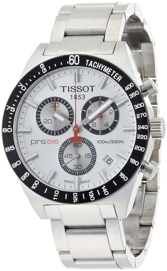 Tissot T-Sport PRS 516 Chronograph Silver Dial T0444172103100 Men's Watch