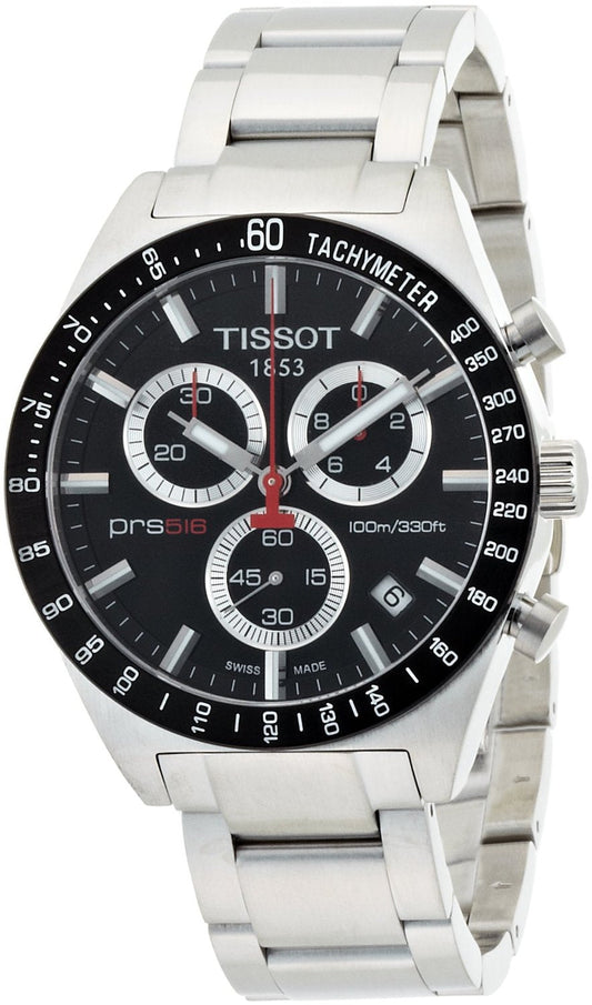 Tissot PRS 516 Chronograph Black Dial T0444172105100 Men's Watch