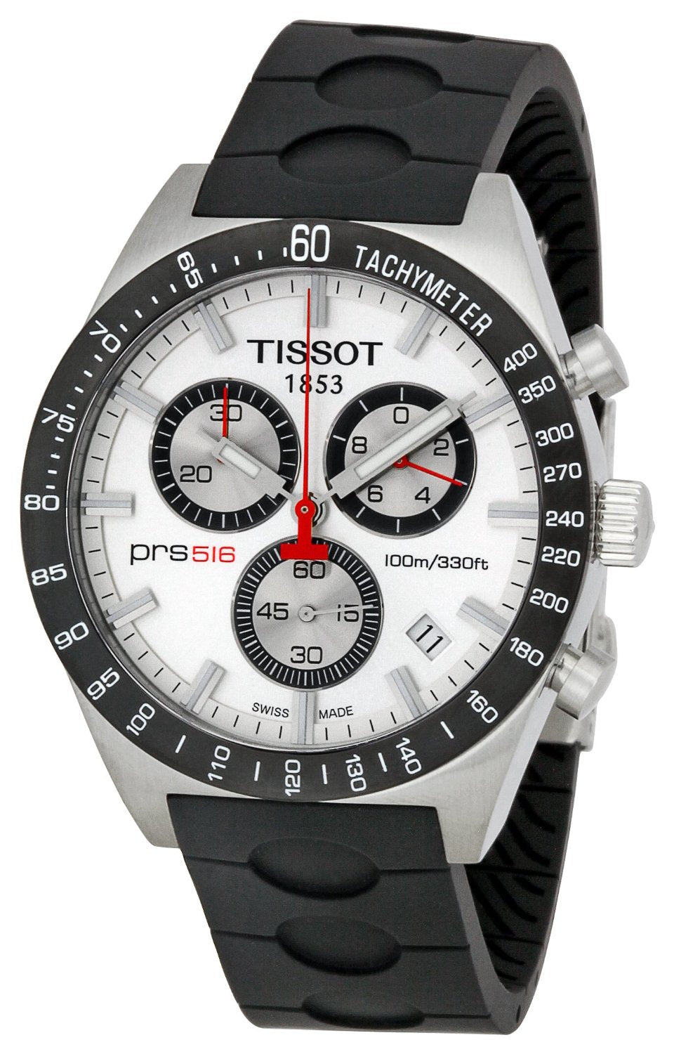 Tissot PRS 516 Chronograph Silver Dial T0444172703100 Men's Watch