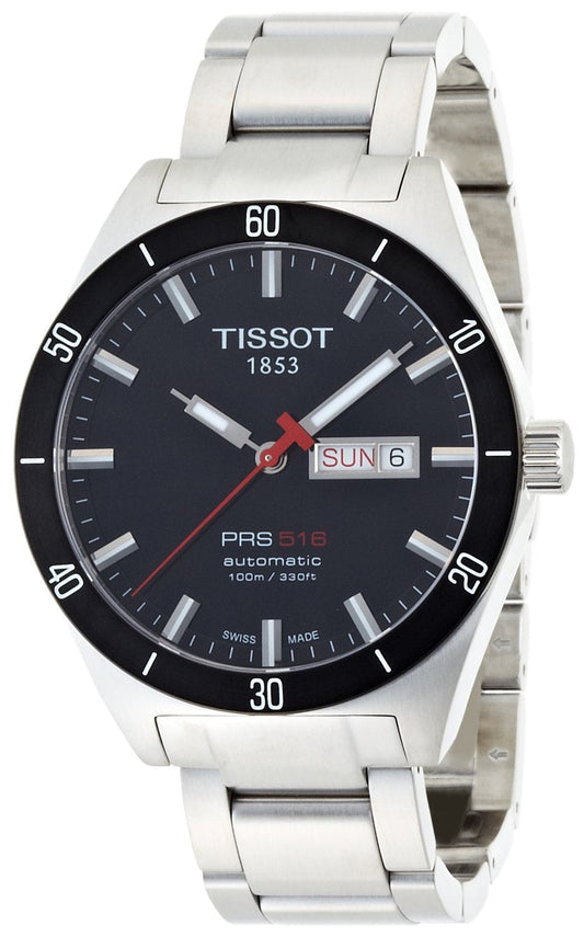 Tissot PRS 516 Day Date Black Dial T0444302105100 Men's Watch