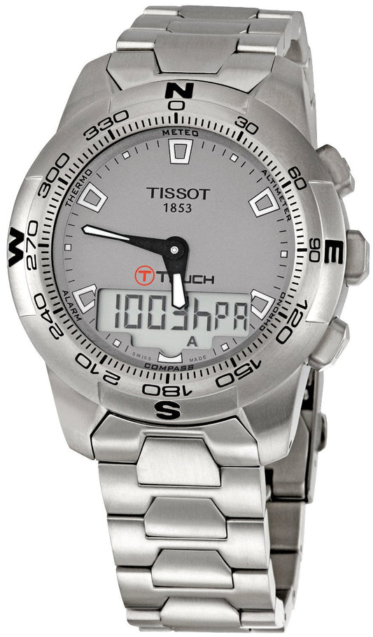 Tissot T-Touch II Rhodium Dial T047.420.11.071.00 Men's Watch