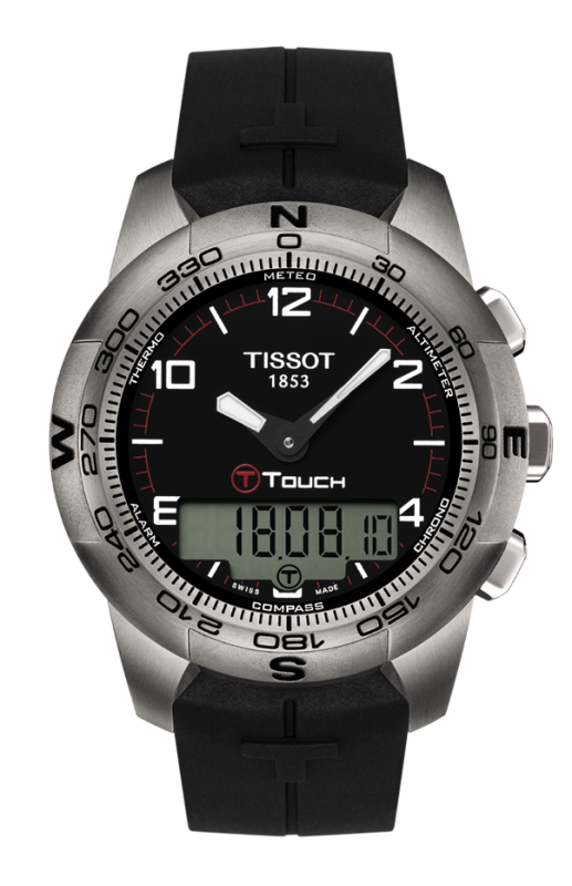 Tissot T-Touch II Black Dial T047.420.47.057.00 Men's Watch