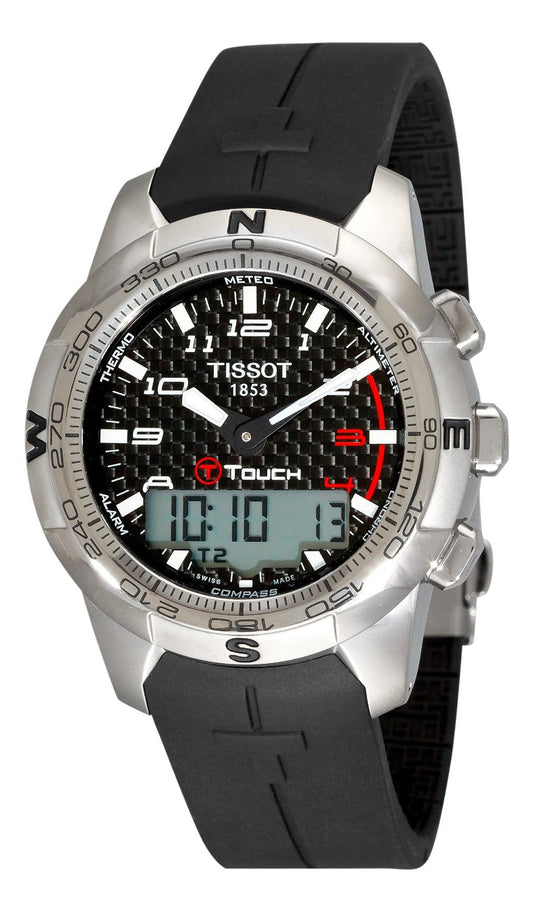 Tissot T-Touch II Digital Multi Function Black Dial T0474204720700 Men's Watch