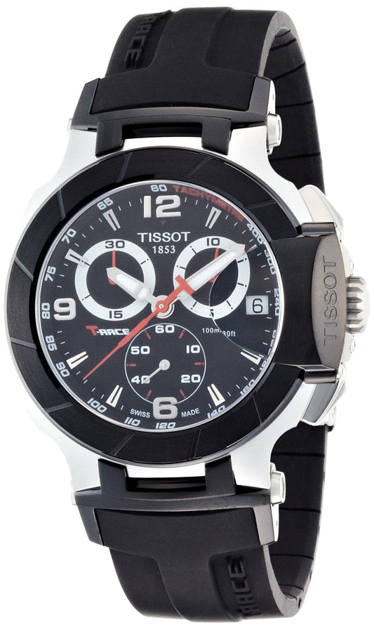 Tissot T-Race Chronograph Black Dial T0484172705700 Men's Watch