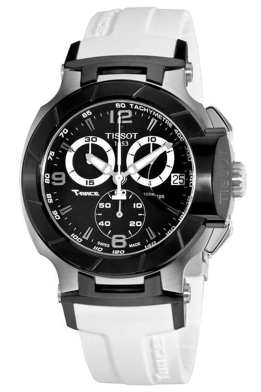 Tissot T-Race Chronograph Black Dial T0484172705705 Men's Watch