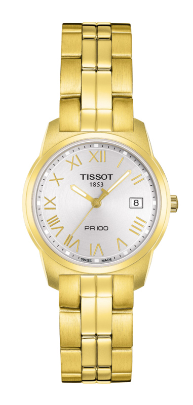 Tissot PR100 Silver Dial T049.210.33.033.00 Ladies Watch