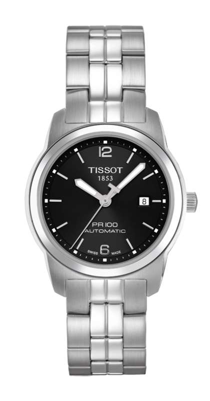 Tissot PR100 Black Dial T049.307.11.057.00 Ladies Watch