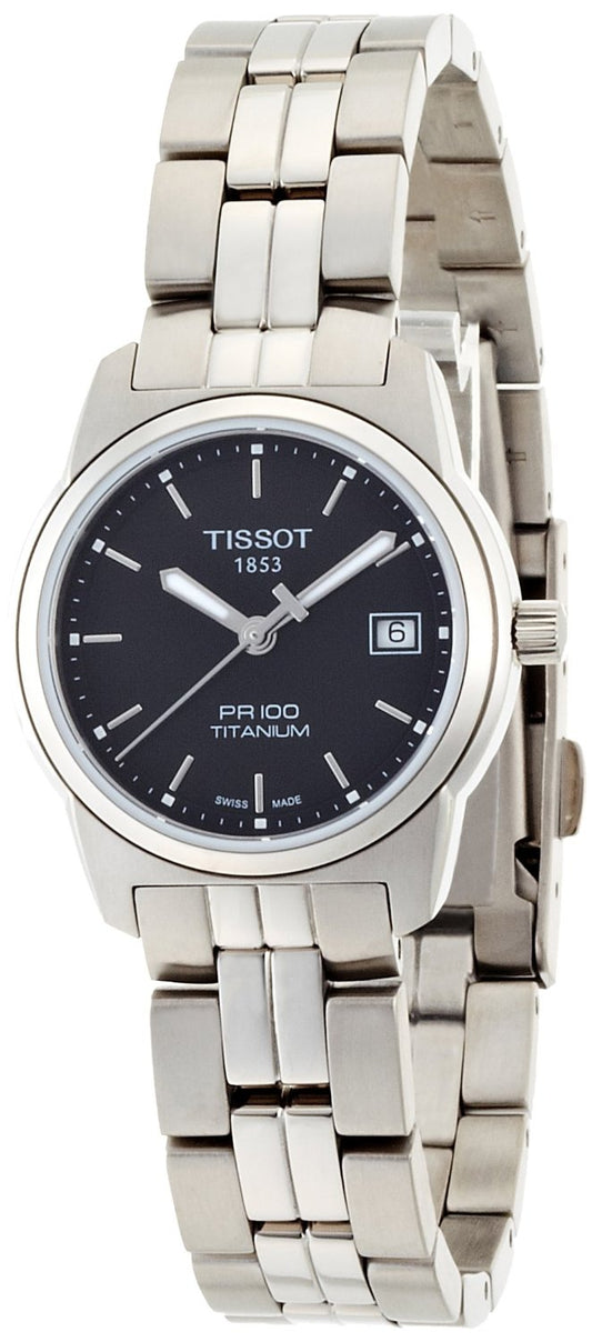 Tissot PR100 Black Dial T049.310.44.051.00 Ladies Watch