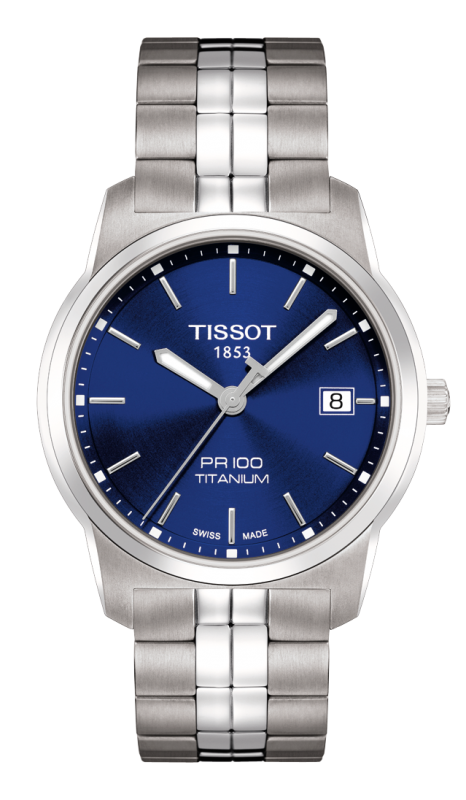 Tissot PR100 Blue Dial T049.410.44.041.00 Men's Watch