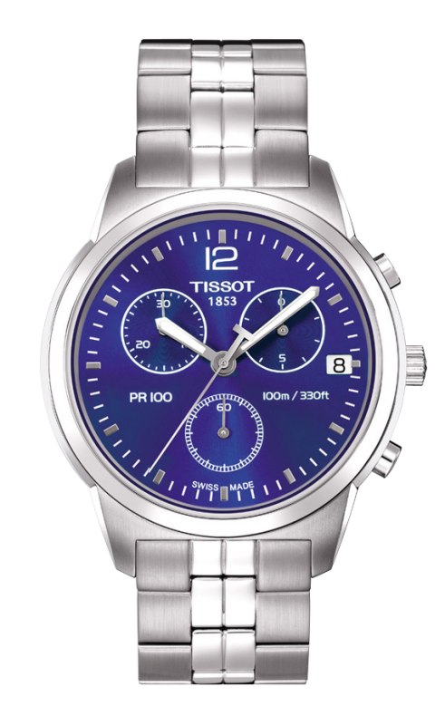 Tissot PR100 Blue Dial T049.417.11.047.00 Men's Watch