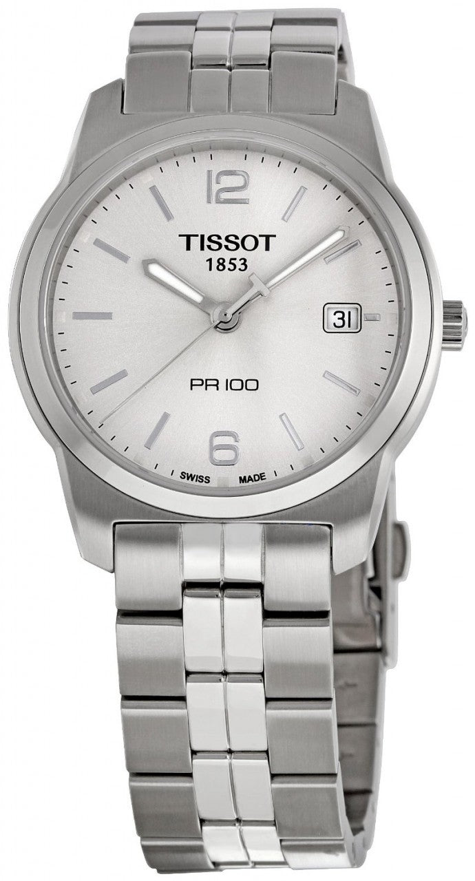 Tissot PR100 White Dial T0494101101700 Men's Watch