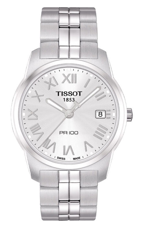 Tissot PR100 Silver Dial T0494101103301 Men's Watch