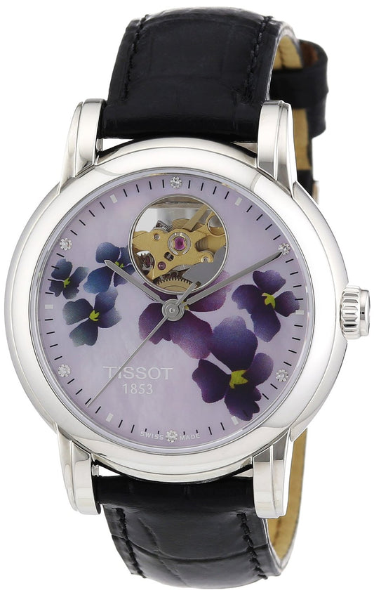 Tissot Lady Heart Purple Open Dial T050.207.16.106.00 Ladies Watch