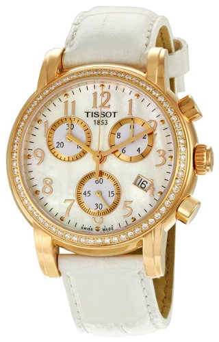 Tissot Dressport White Mother Of Pearl Dial T050.217.36.112.01 Ladies Watch