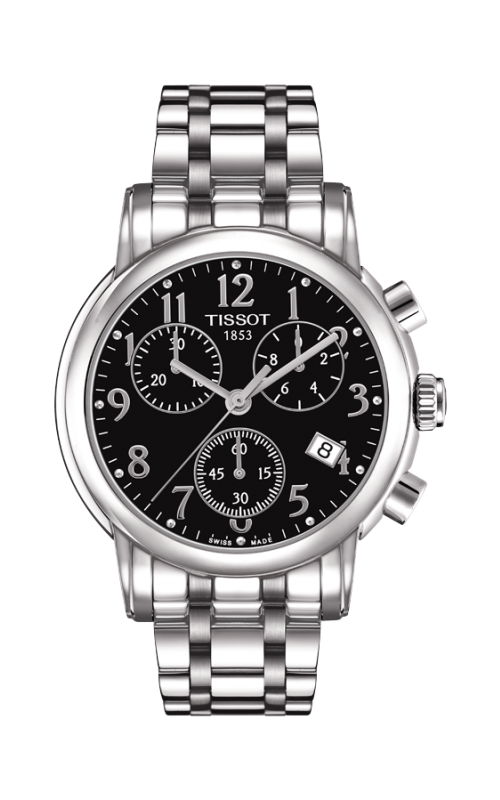 Tissot T Classic Chronograph Black Dial T0502171105200 Ladies Watch