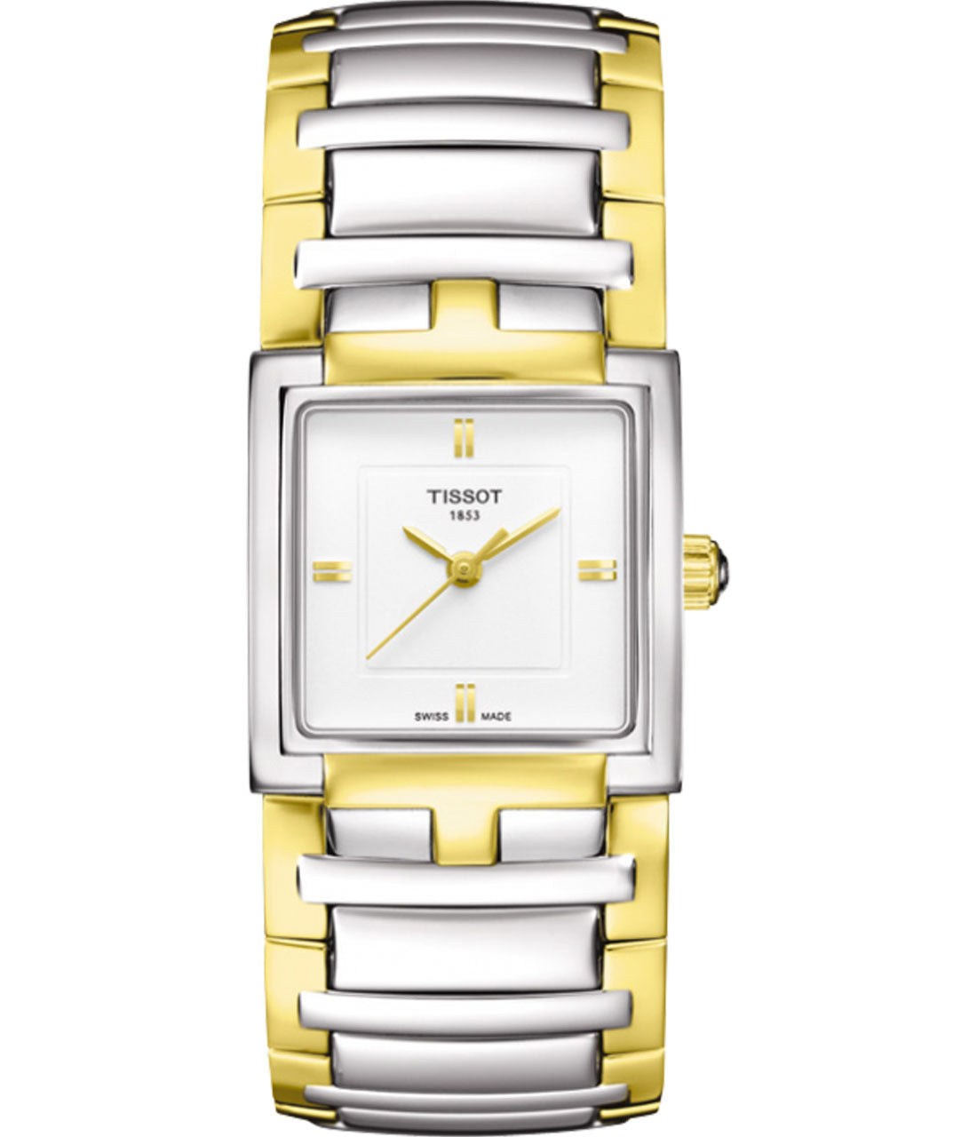 Tissot T-Evocation White Dial T051.310.22.031.00 Ladies Watch