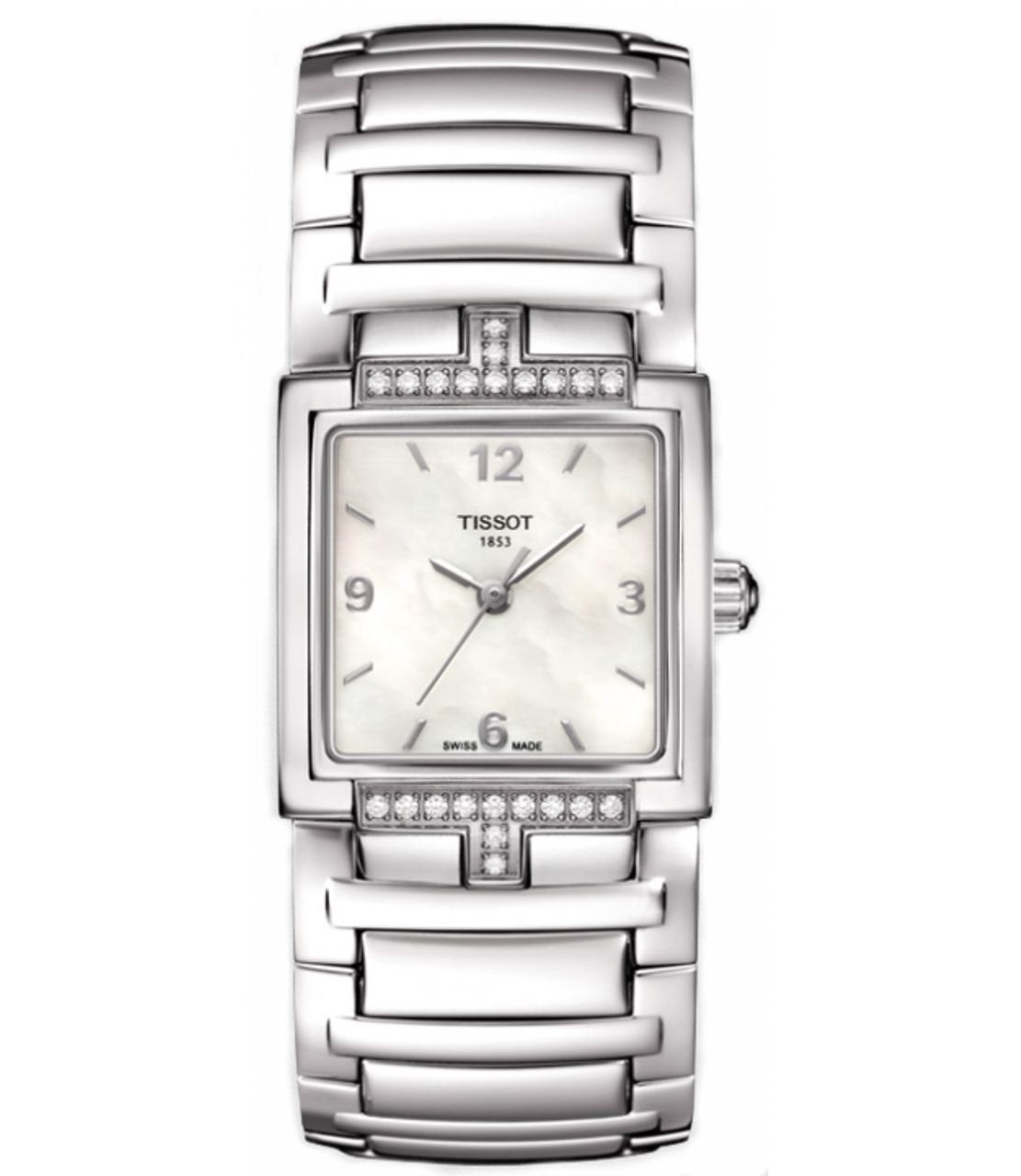 Tissot T-Evocation Mother of Pearl Dial T051.310.61.117.00 Ladies Watch