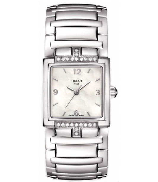 Tissot T-Evocation Mother of Pearl Dial T051.310.61.117.00 Ladies Watch