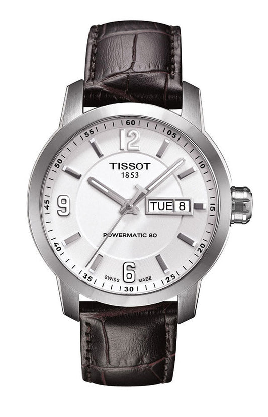 Tissot PRC200 Powermatic 80 Silver Dial T0554301601700 Men's Watch