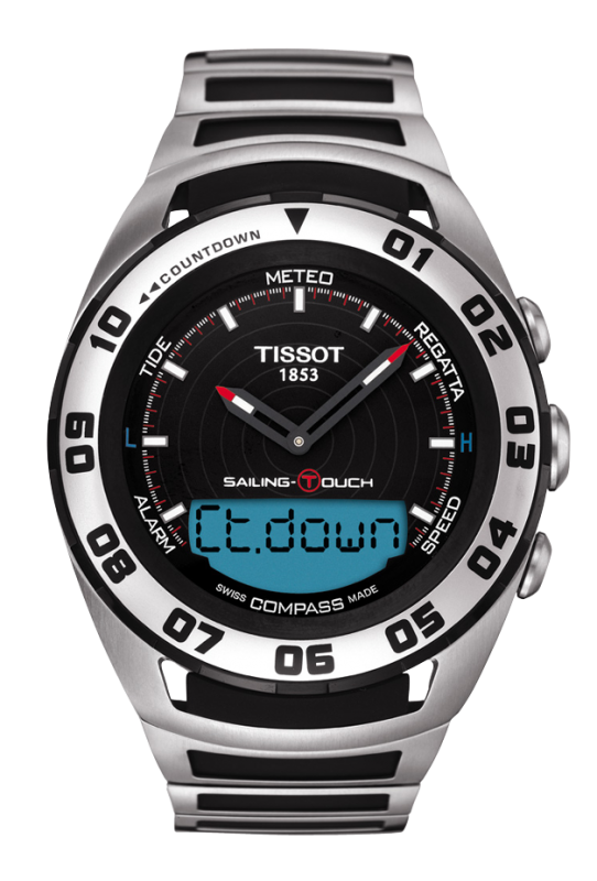 Tissot Sailing Touch Black Dial T056.420.21.051.00 Men's Watch