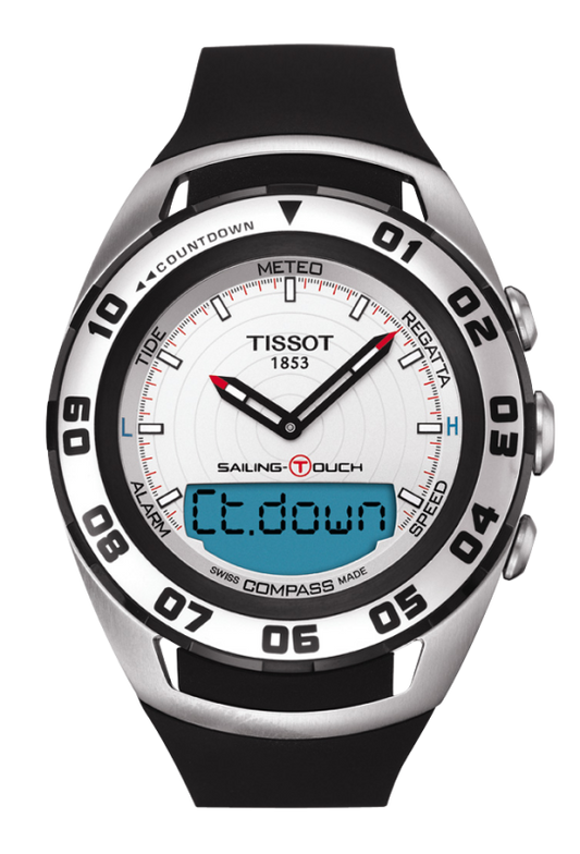 Tissot Sailing Touch Silver Dial T056.420.27.031.00 Men's Watch