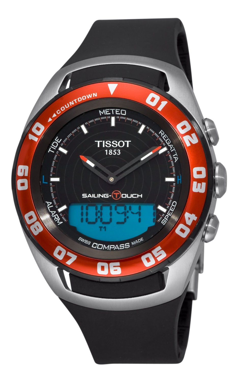 Tissot Sailing Touch Black Dial T056.420.27.051.00 Men's Watch