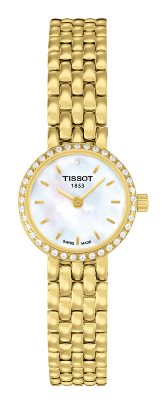 Tissot T-Trend Lovely White Mother Of Pearl Dial T058.009.63.116.00 Ladies Watch