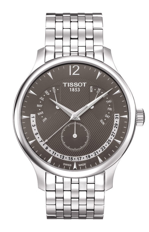 Tissot Tradition Mens Anthracite Quartz Classic T0636371106700 Watch