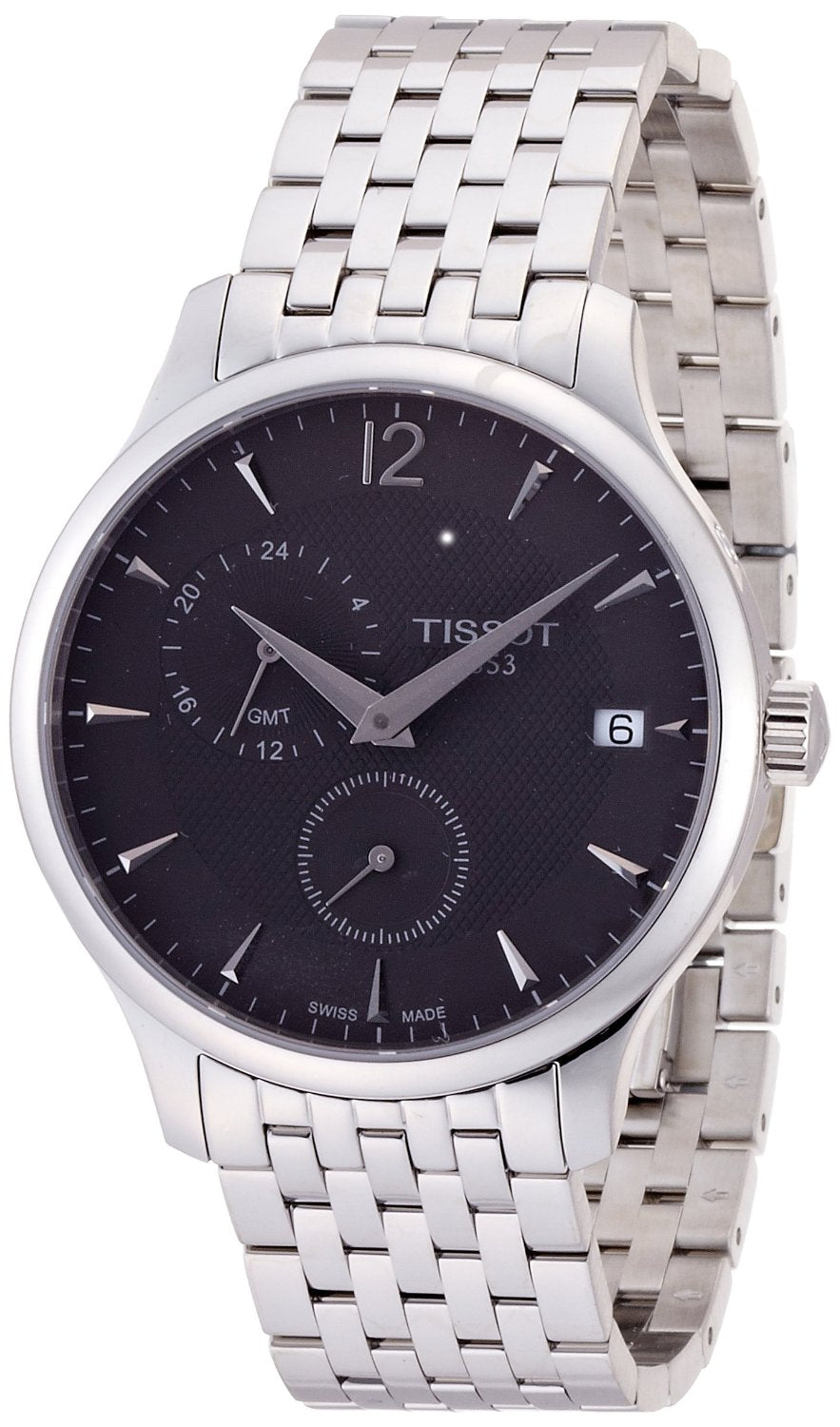 Tissot Tradition GMT Black Dial T0636391106700 Men's Watch