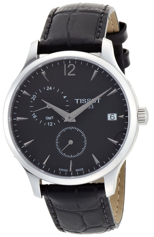 Tissot Tradition GMT Black Dial T0636391605700 Men's Watch