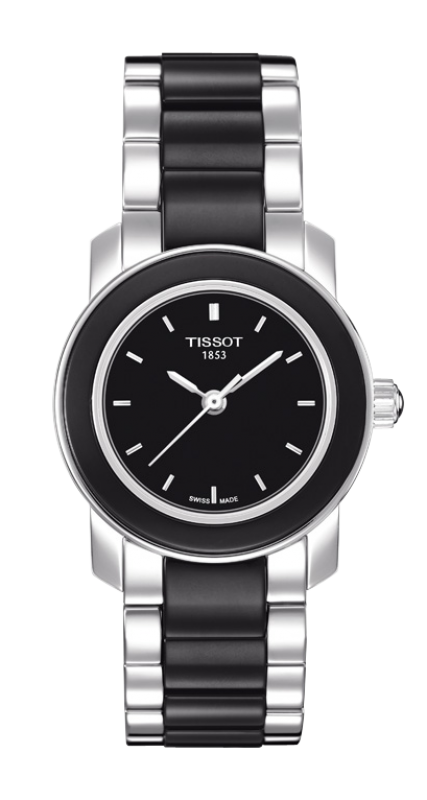 Tissot Cera Black Dial T064.210.22.051.00 Ladies Watch