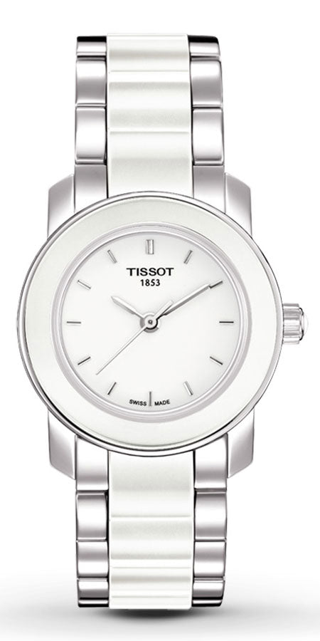 Tissot Cera White Dial T0642102201100 Ladies Watch