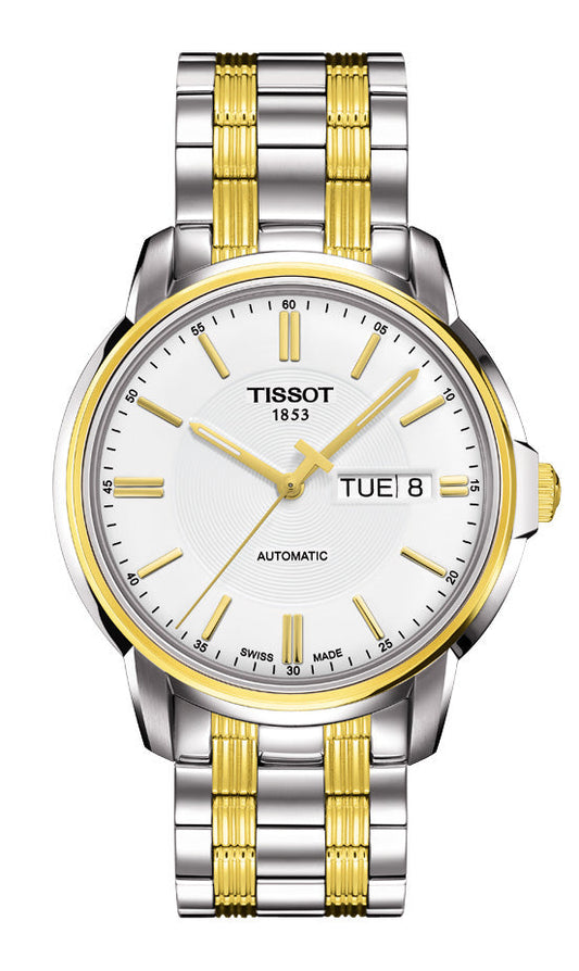 Tissot Automatic III White Dial T0654302203100 Men's Watch