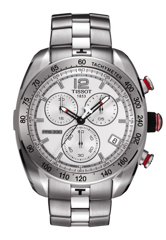 Tissot PRS 330 Chronograph Silver Dial T076.417.11.037.00 Men's Watch