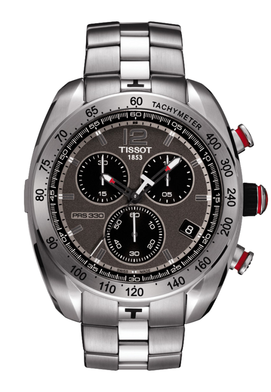 Tissot PRS 330 Chronograph Anthracite Dial T076.417.11.067.00 Men's Watch